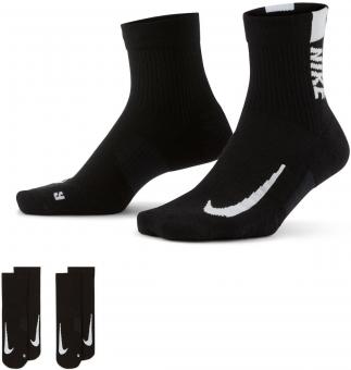  Nike Multiplier Unisex Laufknöchelsocken (2 Paar)