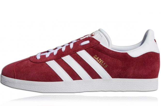 GAZELLE Herren-Sneaker adidas Collegiate Burgundy / Cloud White / Cloud White 
