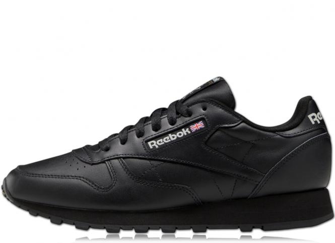 CLASSIC LEATHER - Reebok Herren Freizeit-Sneaker CBLACK/CBLACK/PUGRY5 